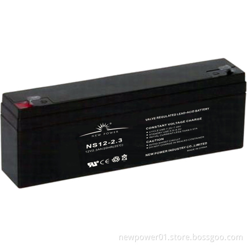 12V2.3ah AGM SLA Battery for Emergency Lighting Systems (NS12-2.3)